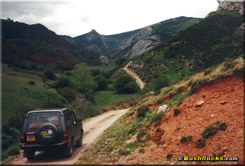 A quiet jeep trail in the Picos de Europa