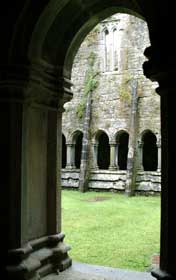 The ruins of Quin Abbey