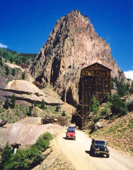 The Jeeps at the old mines above Creede
